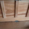 Victorian officers camphorwood chest lid