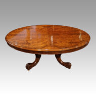 Victorian walnut coffee table