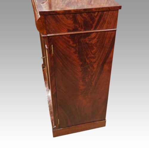 William IV mahogany side cabinet sideboard end