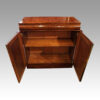 William IV mahogany side cabinet sideboard interior