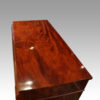 William IV mahogany side cabinet sideboard top view