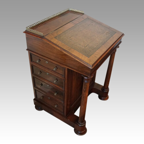 William IV rosewood davenport desk