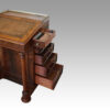 William IV rosewood davenport desk drawers out