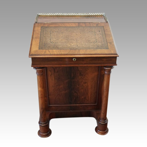 William IV rosewood davenport desk front