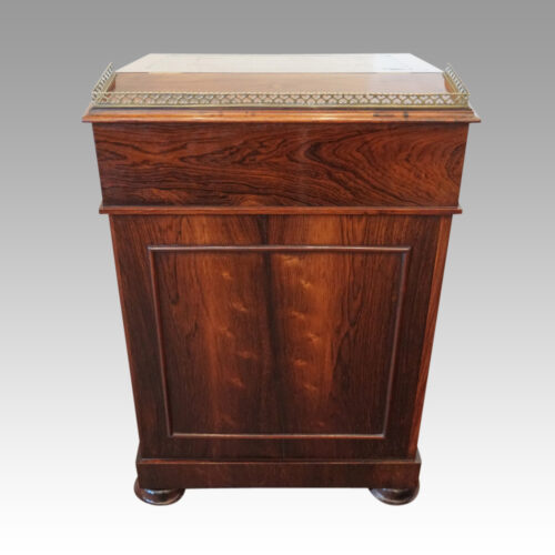 William IV rosewood davenport desk rear