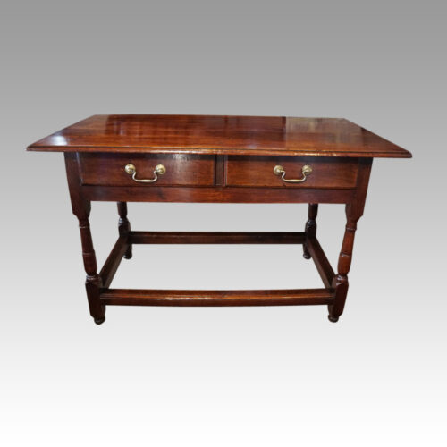 19thc oak side table