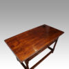 19thc oak side table angle