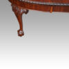 Edwardian oval extending dining table apron