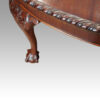 Edwardian oval extending dining table gadrooned edge
