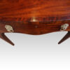 George III mahogany bow sideboard banding
