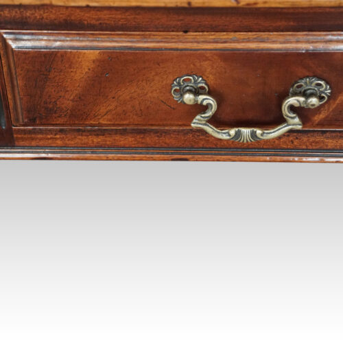 George V mahogany pedestal desk handle