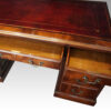 George V mahogany pedestal desk linings