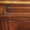 George V mahogany pedestal desk panel