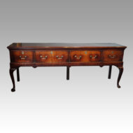 Georgian oak long dresser base