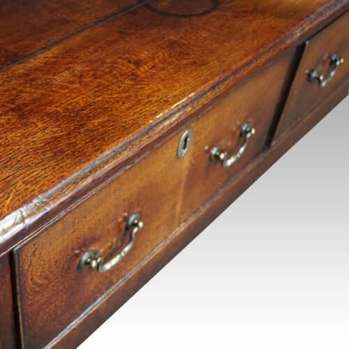 Georgian oak long dresser base edge moulding
