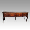 Georgian oak long dresser base front