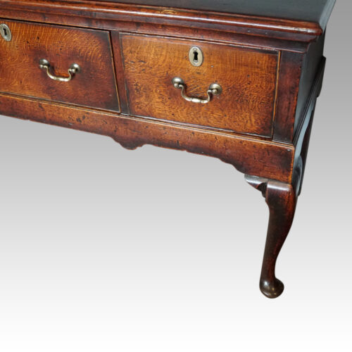 Georgian oak long dresser base leg