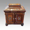 Regency rosewood sewing cabinet