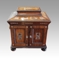 Regency rosewood sewing cabinet