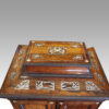 Regency rosewood sewing cabinet top detail