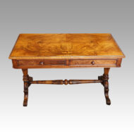 Victorian walnut library table