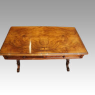 Victorian walnut library table top