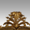 18thc Gilt Florentine mirror crest detail