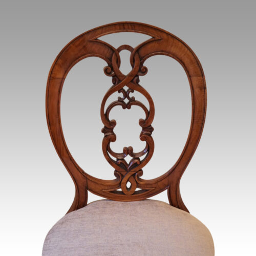 Set 4 Victorian dining chairs
