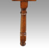George III oak dresser base front leg