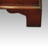 George V mahogany library bookcase bracket foot