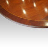 George V mahogany pillar dining table banding
