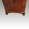Georgian walnut chest on chest end bottom moulding