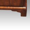 Georgian walnut chest on chest foot