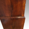Georgian walnut chest on chest waist moulding