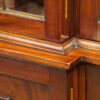 Set of 4 Victorian walnut dining chairs George V mahogany breakfont bookcase corner