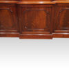 Set of 4 Victorian walnut dining chairs George V mahogany breakfont bookcase middle base door