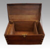Victorian brass bound military chest interior