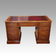 Victorian mahogany pedestal desk