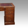 Victorian mahogany pedestal desk drawers