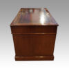 Victorian mahogany pedestal desk end