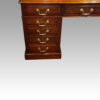 Edwardian mahogany large pedestal desk drawers