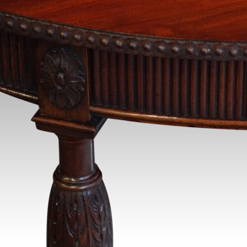 Edwardian mahogany occasional table frieze