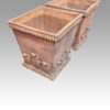 Pair of Acanthus leaf plant holders angle