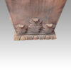 Pair of Acanthus leaf plant holders detail