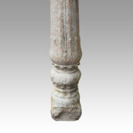 Pair of Antique carved sandstone columns base