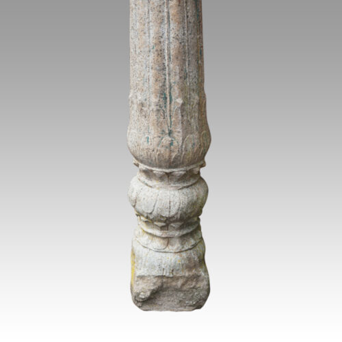 Pair of Antique carved sandstone columns base