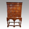 Queen Anne chest on stand drinks cabinet