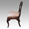 Set 12 mahogany Italian dining chairs side