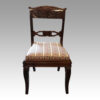 Set 12 mahogany Italian dining chairs side chair