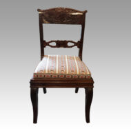 Set 12 mahogany Italian dining chairs side chair